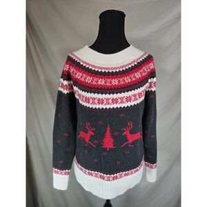 NWT Loft Sweater Christmas Medium M Petite Reindeer